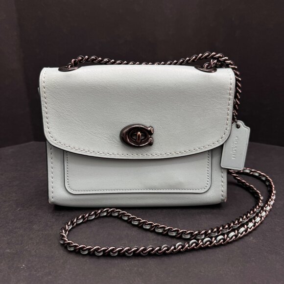 Coach Handbags - Coach Parker Light Blue Shoulder Bag Crossbody Purse